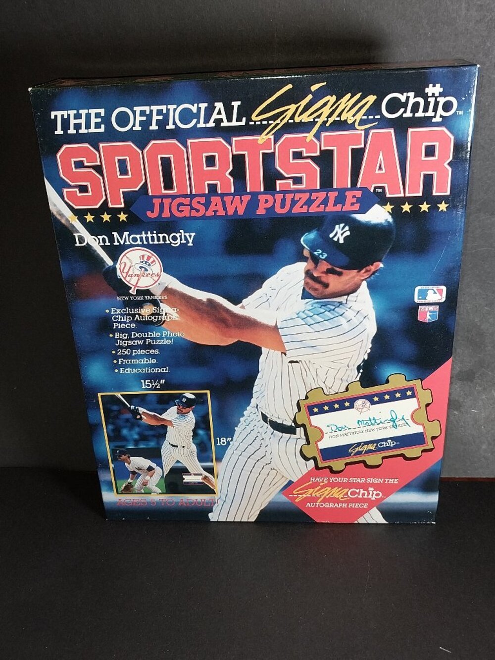 Don Mattingly Official Signa Chip Sportstar Jigsaw Puzzle